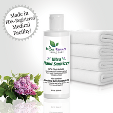 Load image into Gallery viewer, Ultra Hand Sanitizer 62% alcohol to kill most types of bacteria, viruses and fungi, made in the USA
