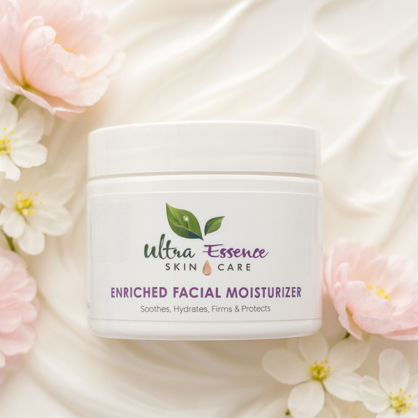 H - ENRICHED FACIAL MOISTURIZER | 2 OZ JAR | Super Firming, Hydrating,  Moisturizing Light Translucent Cream that also Protects for All Skin Types