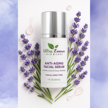 Load image into Gallery viewer, J - ANTI-AGING FACIAL SERUM | 1 FL OZ CYLINDER | A Silky Anti-Aging Facial Serum that reduces fine lines and deep wrinkles for All Skin Types