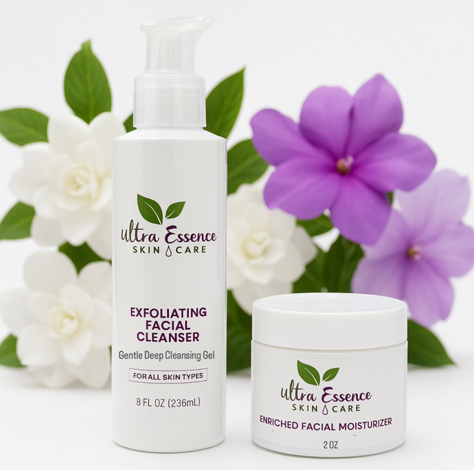 VALUE PACK 5: Exfoliating Facial Cleanser plus Enriched Facial Moisturizer $99.90, Free SH