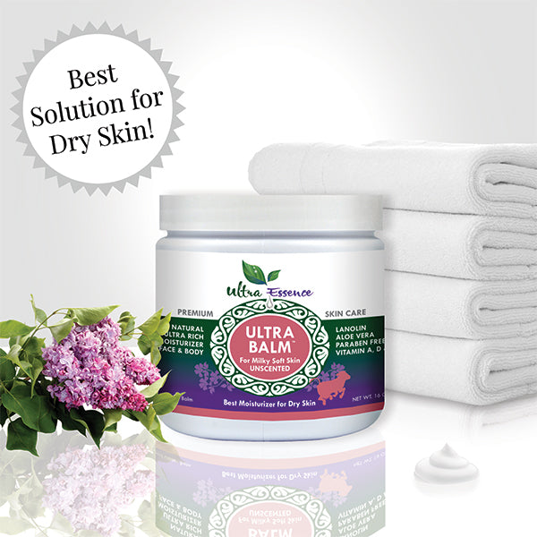 Unscented Ultra Balm 16 oz. Jar is the best natural, daily moisturizer for all skin types to give you milky soft skin. 