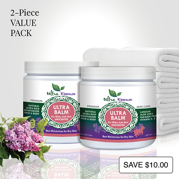 Unscented Ultra Balm 16 oz. Jars are the best natural, daily moisturizers for all skin types to give you milky soft skin. 